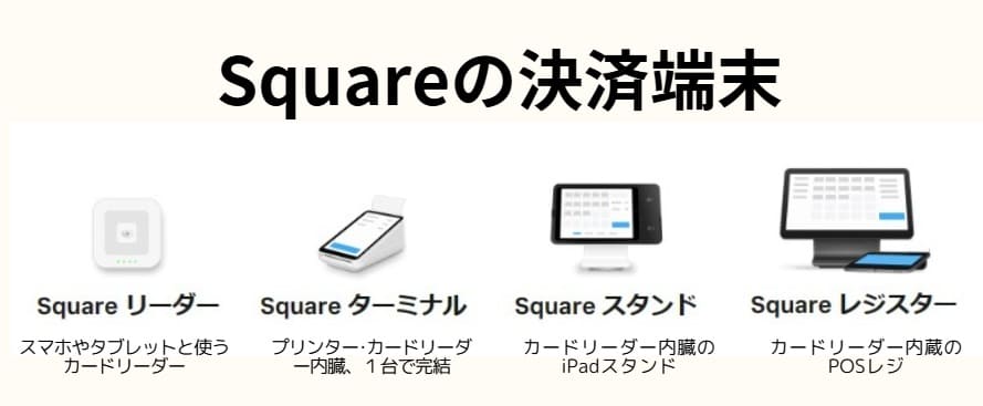 Squareの決済端末